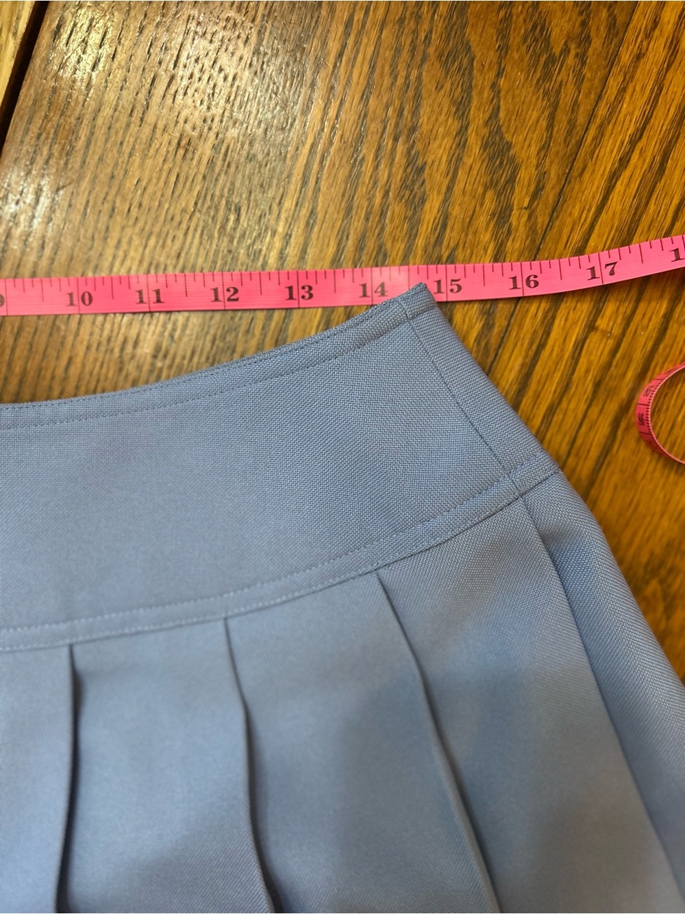 Le Coq Sportif Vintage Pleated Skirt - Periwinkle Blue - Picture 7 of 7